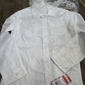 Cat & Jack Boys White Dress Shirt